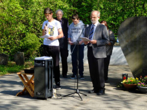 Beim Vortragen der Texte